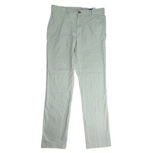 Vineyard Vines Mens Beige Cotton Stretch Casual Trousers Breaker Pants 32 X 32.5
